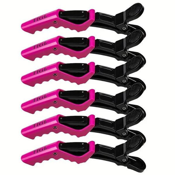 Hajcsipesz krokodil csat 4db fekete Profi OR03059 fodrászkellék vagy Lim-hairclip