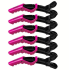 Hajcsipesz krokodil csat 4db fekete Profi OR03059 fodrászkellék vagy Lim-hairclip