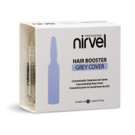 Nirvel Hair Booster Grey Cover hajfestékbe keverendő ősz haj takarást növelő ampullák 12db×5ml