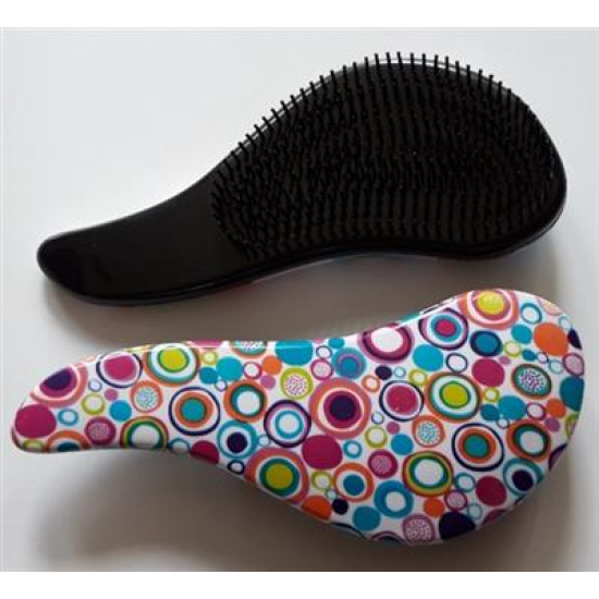 Hajkisimító és hajbontó kefe - Detangler formájú econ Q20karikák