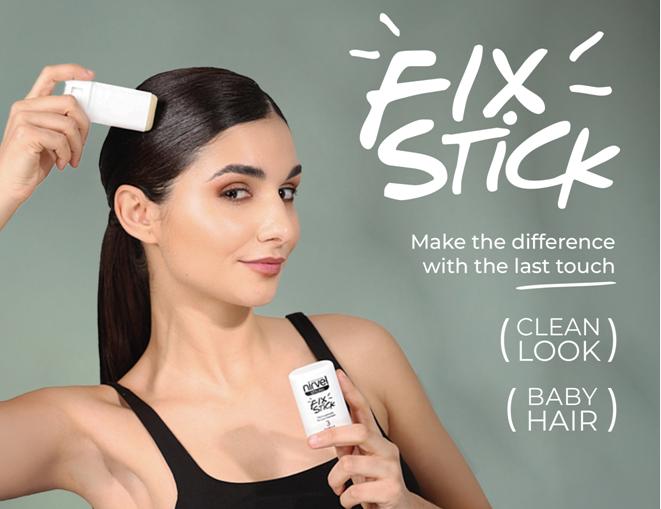 Nirvel Fix Stick - hajformázó stick - babahaj stift - sima frizurák készítéséhez