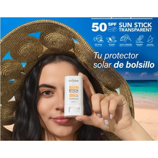 Levissime Sun Stick Transparent Spf50+ napozó fényvédő sift Levissime Sun Stick Transparent Spf50+ napozó fényvédő sift