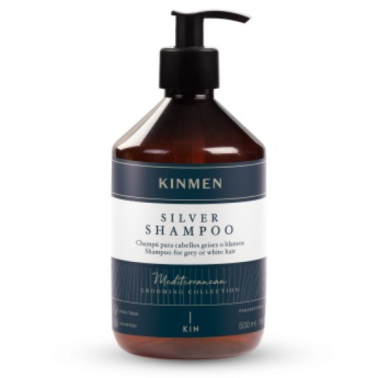 Kinmen Barber Silver hamvasító sampon férfi hajra Kinmen Barber Silver hamvasító sampon férfi hajra