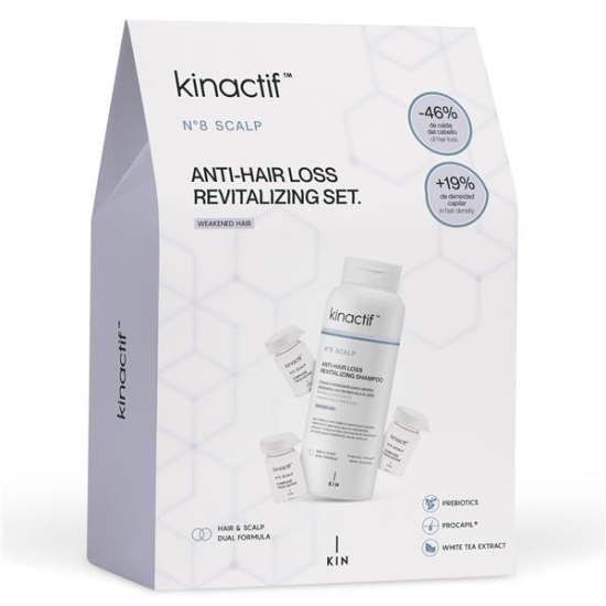 Kinactif N8 Scalp Force erős hajhullás elleni sokk terápia csomag