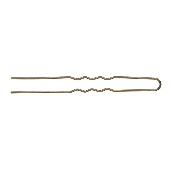 Babahajtű 85mm erős 150db - bronz színű fodrászkellék OR04538