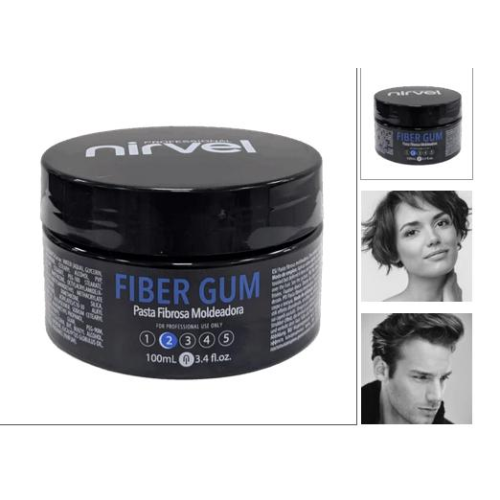Nirvel Fiber Gum géles rostos hajformázó paszta - Pókhálós effektussal is felvihető