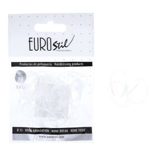 Szilikon hajgumi 50db színtelen 30mm alap átmérővel Szilikon hajgumi 50db színtelen 30mm alap átmérővel