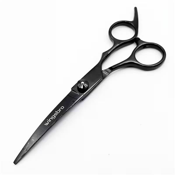 Kutyanyíró olló hajlított pengével 6.0 Black WBE-7208921519