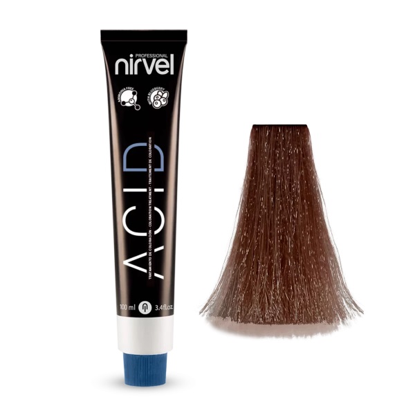 Nirvel ACID Color PPD-Ammónia mentes VEGÁN tartós hajszínező - 8.74 Világos karamel szőke