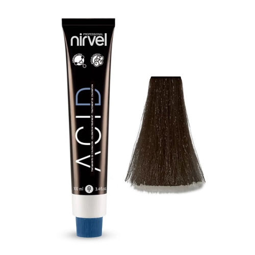 Nirvel ACID Color PPD-Ammónia mentes VEGÁN tartós hajszínező - 5.12 Csokoládé barna