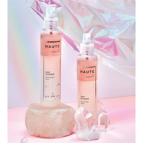 Elfogyott! - KINSTYLE Haute Hair Shimmer – Kétkomponensű hajfény spray hegyi kristály kivonattal