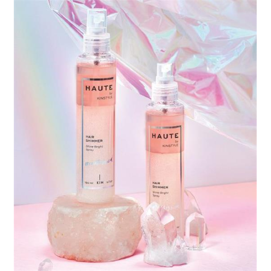 Elfogyott! - KINSTYLE Haute Hair Shimmer – Kétkomponensű hajfény spray hegyi kristály kivonattal