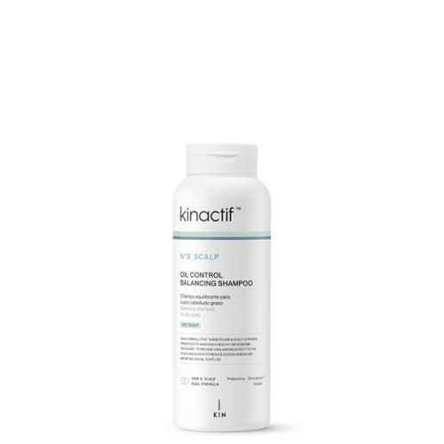Kinactif N8 Oil Control Balancing sampon zsíros hajra fejbőrre - kezeléséhez