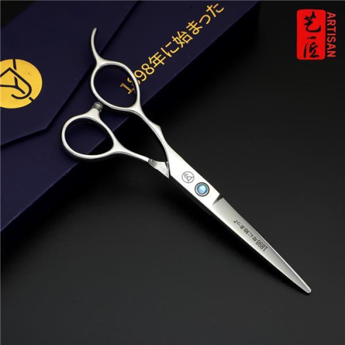 Balkezes hajvágó olló 6.0 Japán Artisan 440-C Lefty Siccors