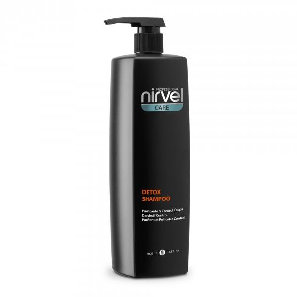 Nirvel DETOX intenzív korpásodást gyorsan eltávolító nyugtató sampon korpás hajra - fejbőrre 1000ml