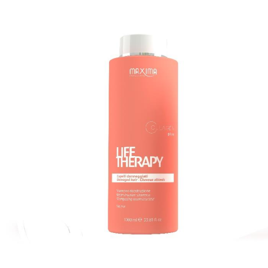 Maxima Life Therapy keratinos sampon erősen száraz töredezett hajra 1000ml Maxima Life Therapy keratinos sampon erősen száraz töredezett hajra 1000ml