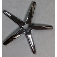 Krómozott csillagtalp fodrász székhez