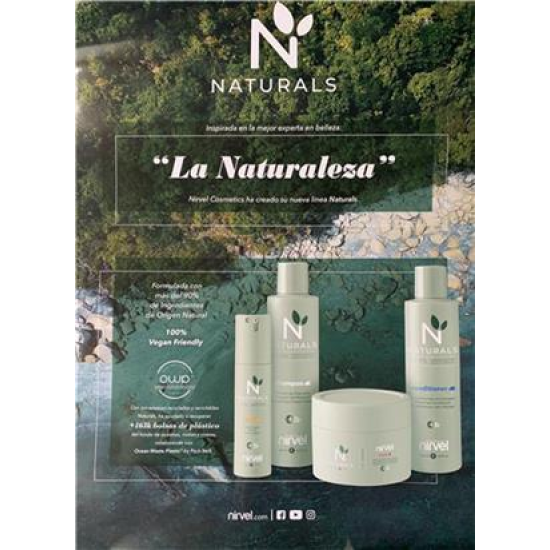 Nirvel fodrász poszter - Naturals hajápolók természetes összetevőkkel Nirvel fodrász poszter - Naturals hajápolók természetes összetevőkkel