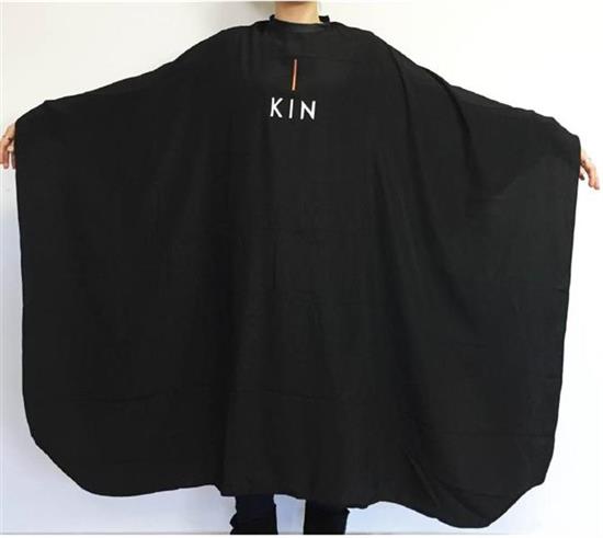 Beterítő hajvágó kendő KIN Cosmetics gyári logós fodrászkellék